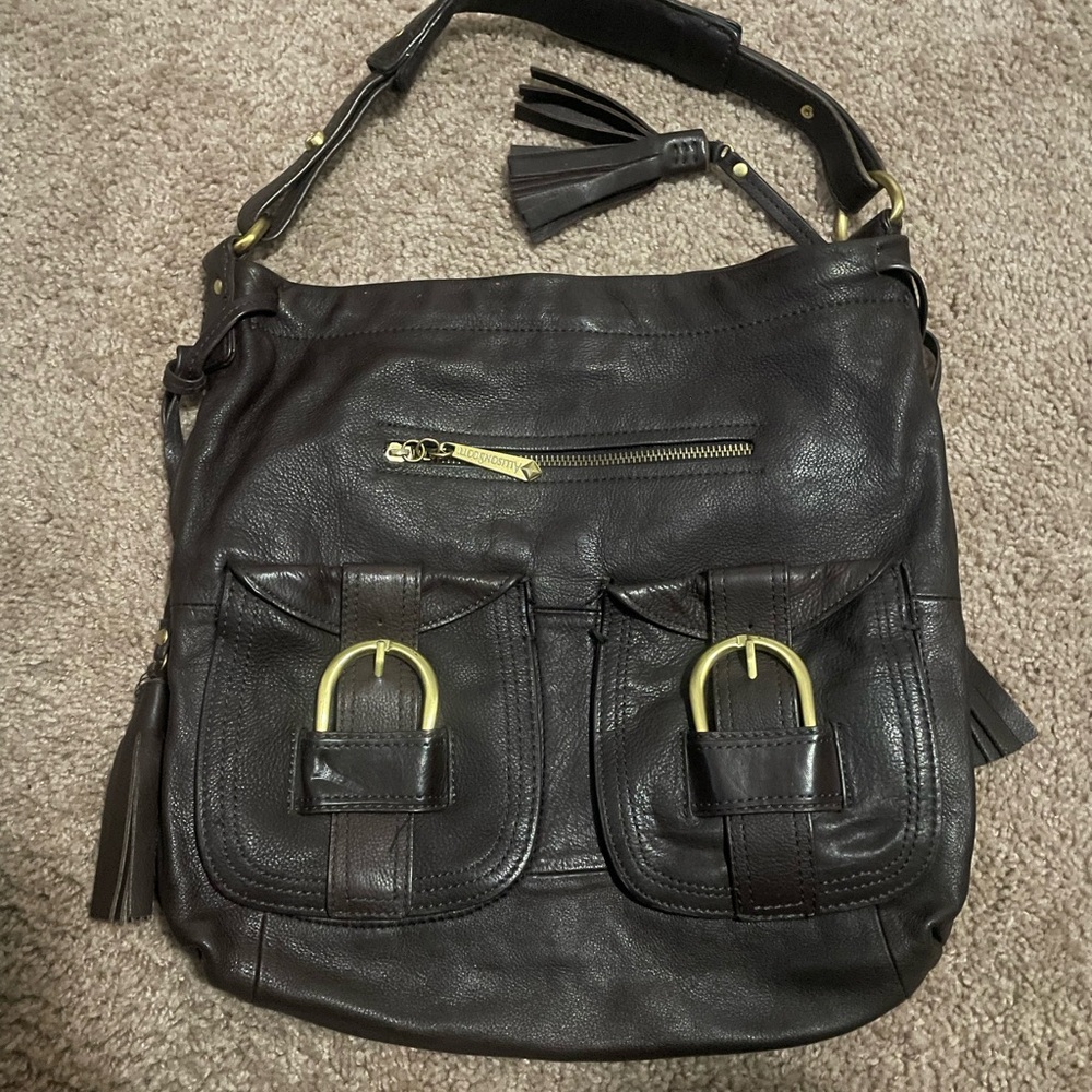 Allison Scott Leather Shoulder Bag